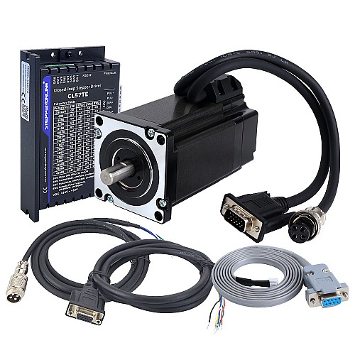 TES Serie 3,0Nm(424,83oz.in) 1-Achsen Closed-Loop Schrittmotor CNC-Kit, Nema 24 Motor & Treiber CL57TE - 1-CL57TE-S30 | StepperOnline