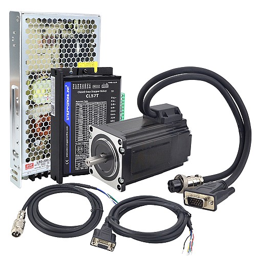 Kit pas à pas en boucle fermée Nema 23 série TS 1 axe 2,0Nm(283,22oz.in) avec source de courant