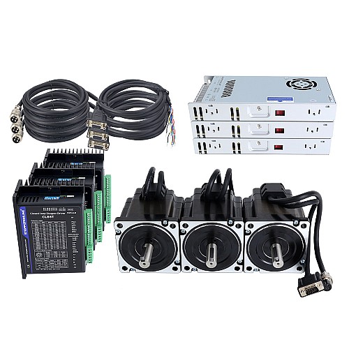 Kit a circuito chiuso Nema 34 a 3 assi 4,30Nm(608,93oz.in) serie TS con alimentazione elettrica - 3-CLTS48-V41 | StepperOnline