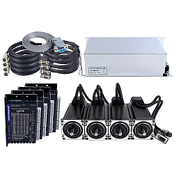 Kit motore passo-passo ad anello chiuso TES Serie 4 Assi 3,0Nm(424,83oz.in) Nema 23 con driver CL57TE e alimentatore