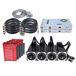 Kit à Moteur Pas-à-Pas en Boucle Fermée YS Series 4 Axes V2.0 3,00Nm(424,83oz.in) Nema 23 avec Alimentation