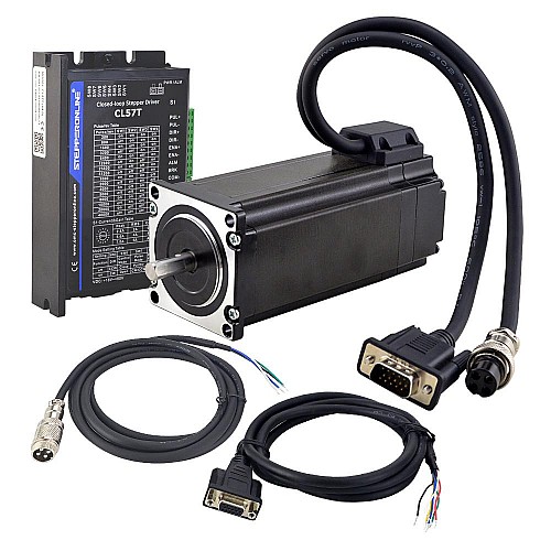 TS Series 3.0Nm(424.83oz.in) 1 Axis Closed Loop Stepper CNC Kit Nema 23 Motor & Driver w/ 2m Cable
