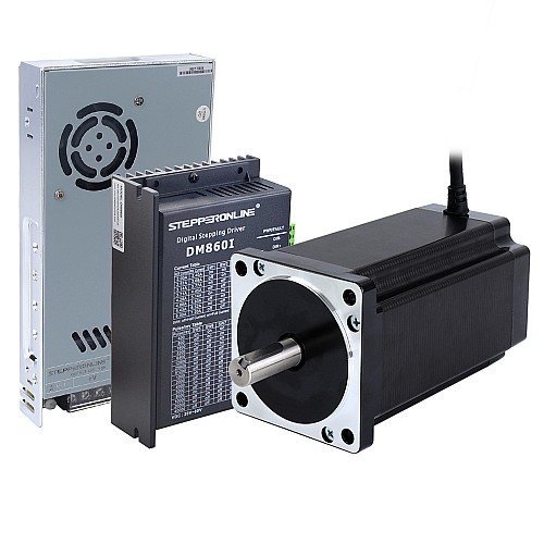 1-Achsen-Schrittmotor-CNC-Kit 12,0Nm(1699,34oz.in), Nema 34-Schrittmotor und Treiber sowie 60-V-Netzteil