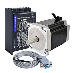 Kit CNC à moteur pas à pas TES Série 1 Axe 8,5Nm(1203,7oz.in) Moteur pas à pas Nema 34 & Driver DM860TE