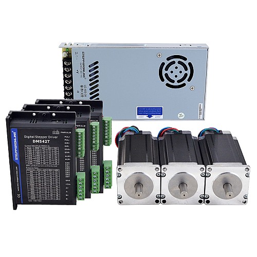 Kit router CNCA 3 assi serie S 3.0Nm(425oz.in) Nema 23 Motore passo-passo e driver