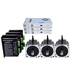 Kit CNC passo-passo a 3 assi Motore passo-passo e driver Nema 34 da 8,0Nm(1132,89oz.in) e alimentatore 60V