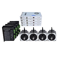 USA im Angebot – 4-Achsen-Schrittmotor-CNC-Kit 8,0Nm(1132,89oz.in), Nema 34-Schrittmotor und Treiber sowie 60-V-Netzteil