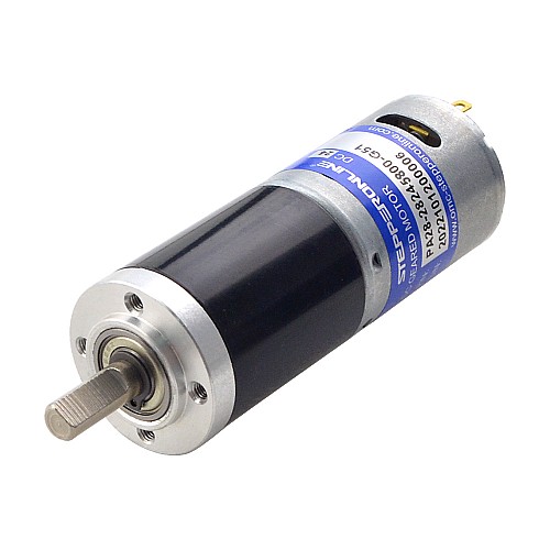 Motoriduttore 24V DC spazzolato1.8Kg.cm/90RPM w/ 51:1 Riduttore Epicicloidale