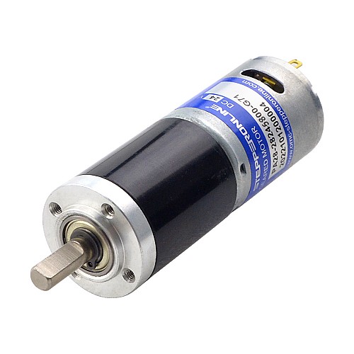 Gebürsteter 24V DC Getriebemotor 2.6Kg.cm/65RPM w/ 71:1 Planetengetriebe