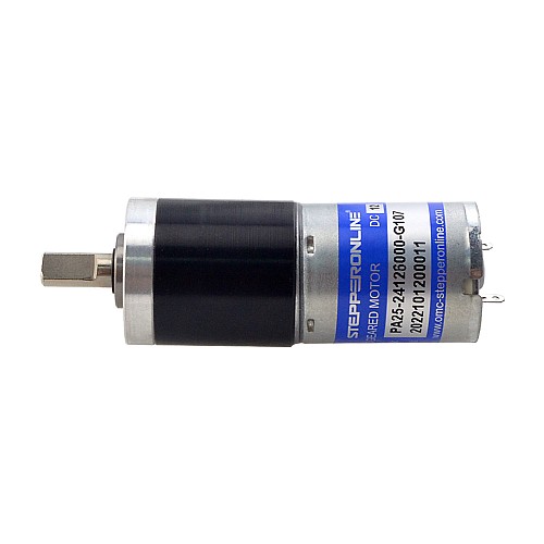 Brushed 12V DC Gear Motor 2.25Kg.cm/42RPM w/ 107.17:1 Planetary Gearbox