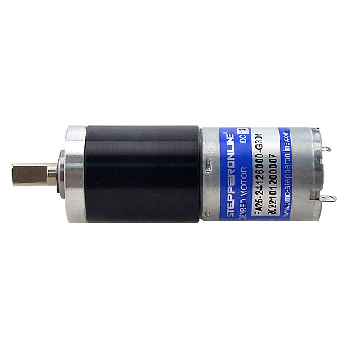 Brushed 12V DC Gear Motor 5.5Kg.cm/15RPM w/ 304:1 Planetary Gearbox