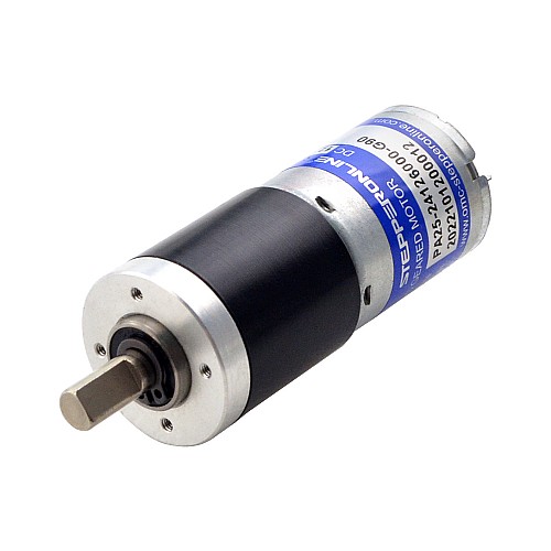 Moteur à engrenages CC 12V brossé 1.9Kg.cm/50RPM w/ 90.25:1 Réducteur planétaire