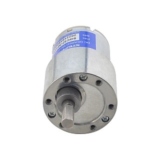 Brushed 12V DC Gear Motor 3.5Kg.cm/41RPM w/ 90:1 Circle Spur Gearbox -  SGC37-32125000-G90