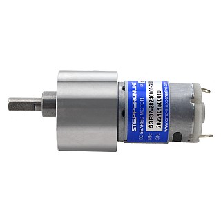 Brushed 24V DC Gear Motor 8.5Kg.cm/25RPM w/ 180:1 Circle Spur Gearbox -  SGE37-28246000-G180