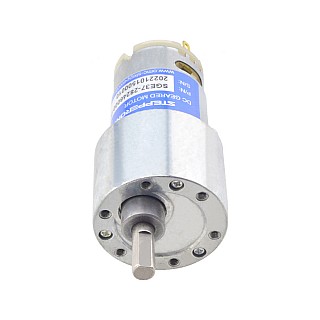 Brushed 24V DC Gear Motor 8.5Kg.cm/25RPM w/ 180:1 Circle Spur Gearbox -  SGE37-28246000-G180