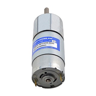Brushed 12V DC Gear Motor 50Kg.cm/4.2RPM w/ 540:1 Circle Spur Gearbox -  SGE37-36123000-G540