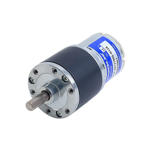 Motoriduttore con spazzole 12V DC 6Kg.cm/40RPM 128:1 Cambio cilindrico