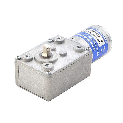 Motoriduttore 12V DC spazzolato3Kg.cm/3RPM w/ 828:1 Cambio a vite senza fine