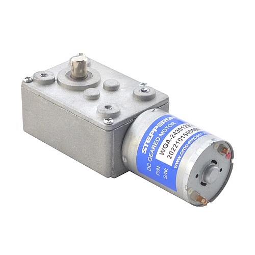 Brushed 12V DC Gear Motor 3Kg.cm/3RPM w/ 828:1 Worm Gearbox