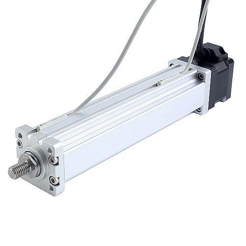 Nema 14 Vite a Ricircolo di Sfere Cilindro Elettrico 1.5A Corsa 100mm 0.14Nm(19.83oz.in) Passo 12mm(0.47244) con Finecorsa - LCB14S13B2B15-100D | StepperOnline