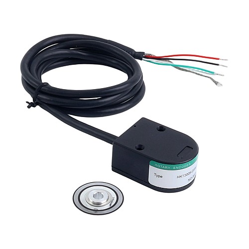 1000PPR Encodeur rotatif optique AB 2-Canal ID 5mm w/ Câble blindé HKT30