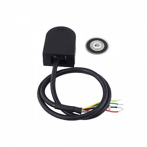 1000PPR Encodeur rotatif optique ABZ 3-Canal ID 5mm w/ Câble blindé HKT32