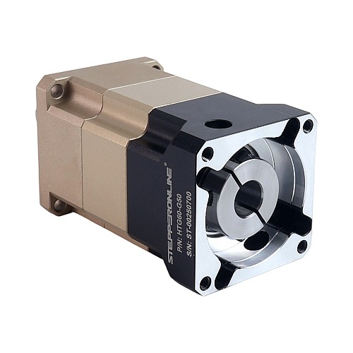 Riduttore epicicloidale elicoidale serie HTG da 60mm 50:1, gioco 5arcmin per servomotori IP65 - HTG60-G50 | StepperOnline