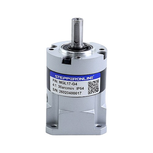 Riduttore epicicloidale serie MGL Rapporto di trasmissione 4:1 Gioco 30arc-min per albero da 5mm Motore passo-passo standard Nema 17 - MGL17-G4 | StepperOnline