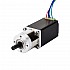 Motore Nema 11 bipolare L=51mm con riduttore epicicloidale con rapporto di trasmissione 5:1