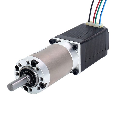 Nema-11-Schrittmotor bipolar L=51mm mit Untersetzungsverhältnis 100:1 EG-Serie Planetengetriebe - 11HS20-0704S-EGS100 | StepperOnline