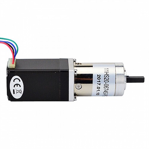 Nema 11 Motore bipolare L=51mm con rapporto di trasmissione 100:1 Riduttore epicicloidale