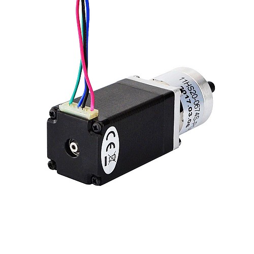 Motore Nema 11 bipolare L=51mm con riduttore epicicloidale con rapporto di trasmissione 5:1