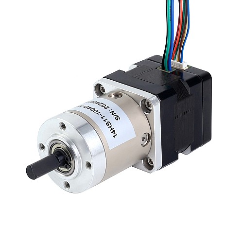Motore passo-passo Nema 14 con rapporto di trasmissione riduttore epicicloidale 19:1 ed encoder magnetico 1000PPR(4000CPR) - 14HS11-1004D-ME1K-PG19 | StepperOnline