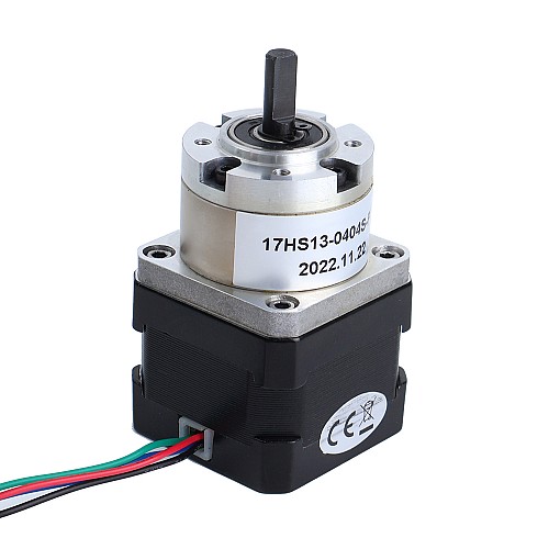 Motore Nema 17 bipolare L=34mm con rapporto di trasmissione 5:1 riduttore epicicloidale