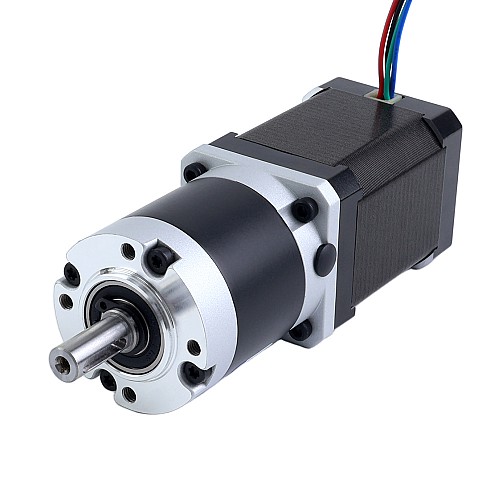 Moteur pas à pas Nema 17 bipolaire L=60mm w/ avec réducteur planétaire série MG rapport de réduction 100:1 - 17HS24-2104S-MG100 | StepperOnline