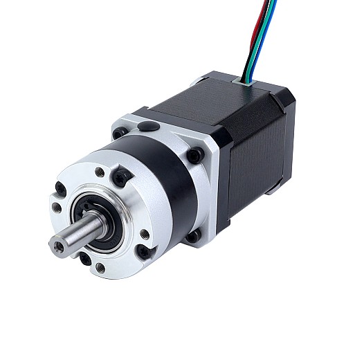 Moteur pas à pas Nema 17 bipolaire L=60mm w/ avec réducteur planétaire série MG rapport de réduction 5:1 - 17HS24-2104S-MG5 | StepperOnline