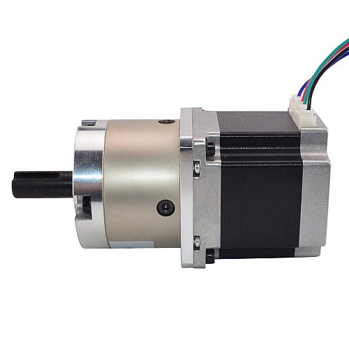 Motor Nema 23 Bipolar L=56mm con relación de transmisión 4:1 Reductor planetario y conector pin