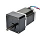 Nema 23 Schrittmotor Bipolar L=76mm mit Übersetzung 20:1 Stirnradgetriebe