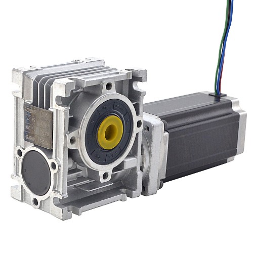 Nema 23 Moteur pas à pas L=113mm Rapport de vitesse 20:1 NMRV30 réducteur de vitesse à vis sans fin
