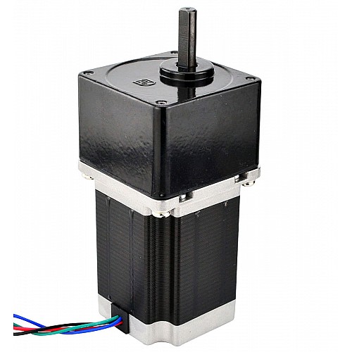 Nema 23 Schrittmotor Bipolar L=76mm mit Übersetzung 20:1 Stirnradgetriebe
