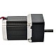 Nema 23 Schrittmotor Bipolar L=76mm mit Übersetzung 20:1 Stirnradgetriebe