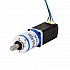Nema 8 Schrittmotor Bipolar L=38mm mit Übersetzung 90:1 Planetengetriebe