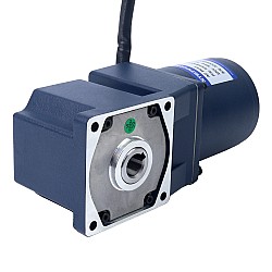 25W 110VAC 60Hz 6-103.33RPM 1.90Nm(269.06oz.in) Flange 80mm Right Angle Gearbox Single-phase AC Variable Speed Motor