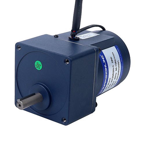 25W 220VAC 50Hz 18-270RPM 0.75Nm(106.21oz.in) Flange 80mm Spur Gearbox Single-phase AC Variable Speed Motor - 4IK25RGN-C/4GN5K | StepperOnline