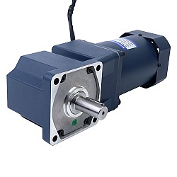 200W 220VAC 3-31,00Nm(4389,91oz.in) Motore a velocità variabile CA monofase con riduttore ad angolo retto