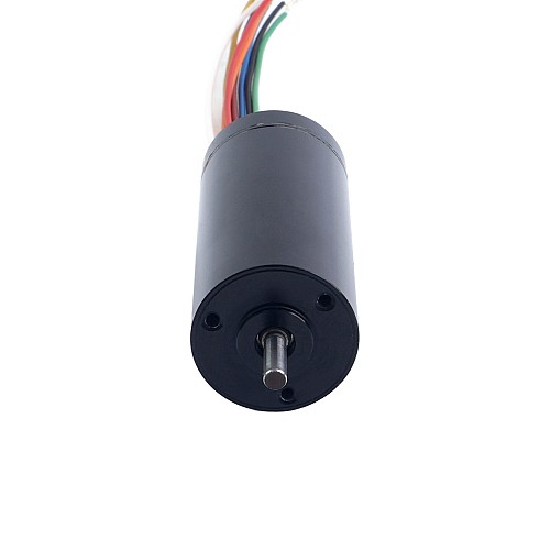 Motore brushless senza nucleo rotondo 18V 16mNm 91,31W 5,4A Ф19x53mm - 19CL54-18-P2-54500 | StepperOnline