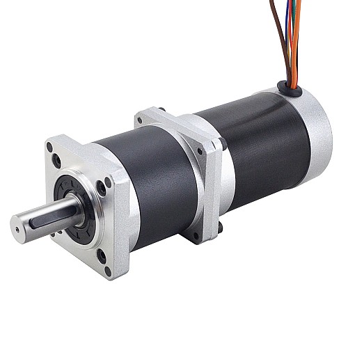 24V 220W 70RPM Moteur CC sans balais à engrenages 20.00Nm(2832.23oz.in) 50:1 Boîte de vitesses de haute précision