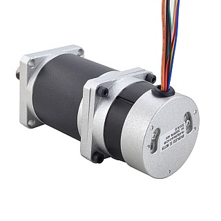 24V 84W 35RPM Geared Brushless DC Motor 100:1 High Precision