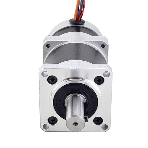 24V 84W 70RPM Moteur CC sans balais à engrenages 8.63Nm(1221.4oz.in) 50:1 Boîte de vitesses de haute précision