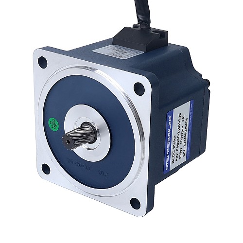 Moteur à courant continu sans balais 24V 250W 150RPM 10,43Nm(1477,01oz.in) Boîte de vitesses droite 20:1 - F6B250-24GU-30S/6GU20K | StepperOnline